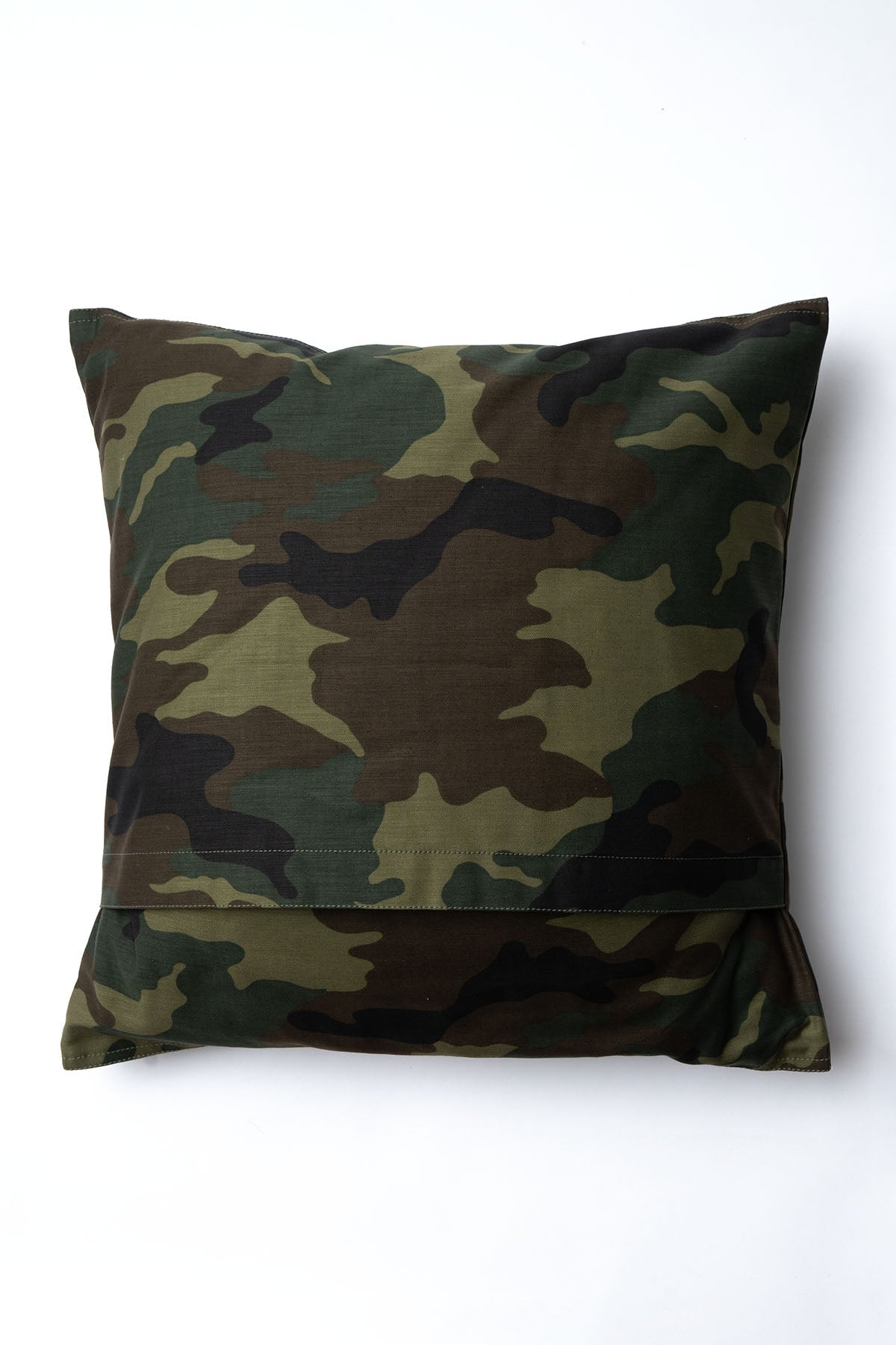 80's Camo Back Satin / 45cm Cushion Cover【予約】7月14日以降弊社より順次出荷