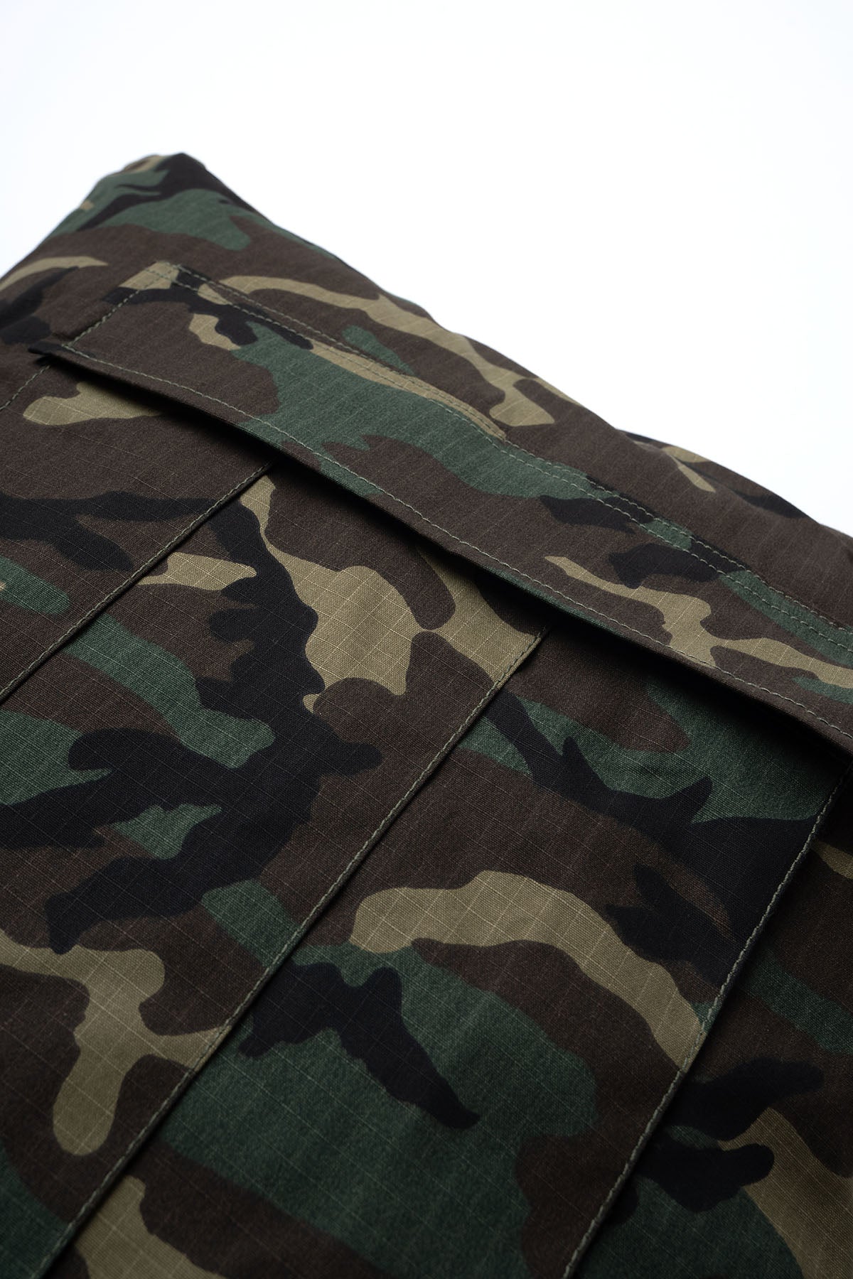 Early 80's Camo Rip Stop / 45cm Cushion Cover【予約】7月14日以降弊社より順次出荷