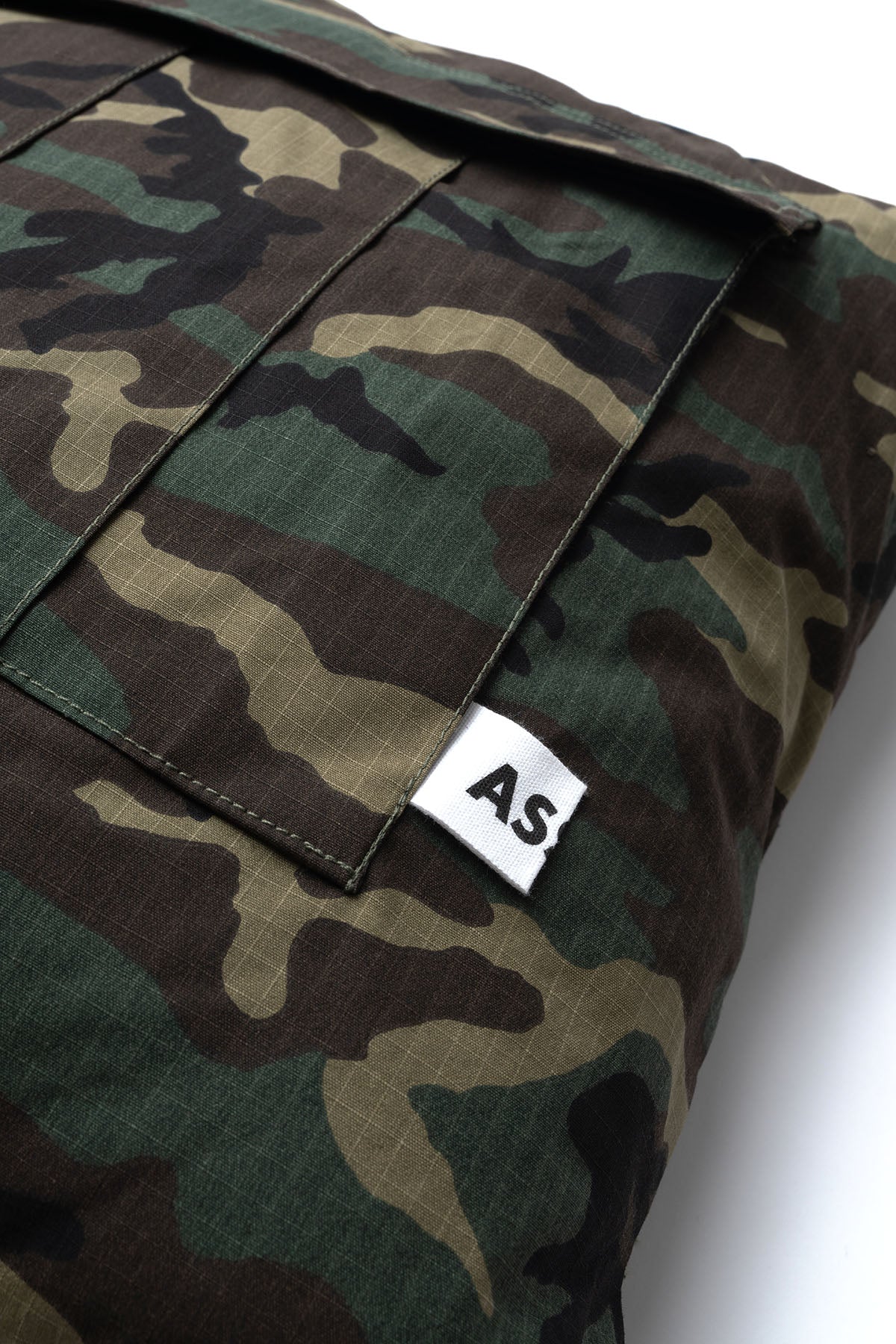 Early 80's Camo Rip Stop / 45cm Cushion Cover【予約】7月14日以降弊社より順次出荷