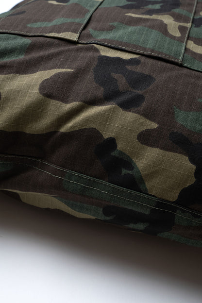 Early 80's Camo Rip Stop / 45cm Cushion Cover 【予約】9月24日以降弊社より順次出荷